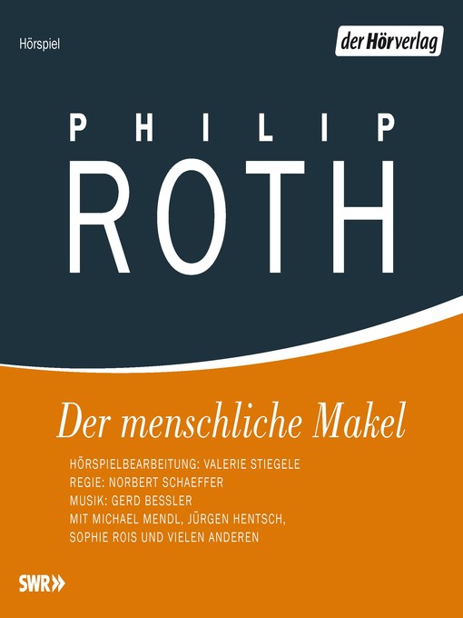 Title details for Der menschliche Makel by Philip Roth - Wait list